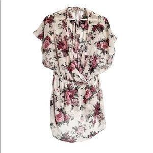 Torrid floral sheer tunic swim wrap top 2